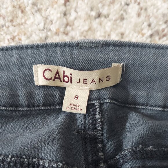 CABI Jeans Graphite Bree Skinny Size 8 - Picture 7 of 8